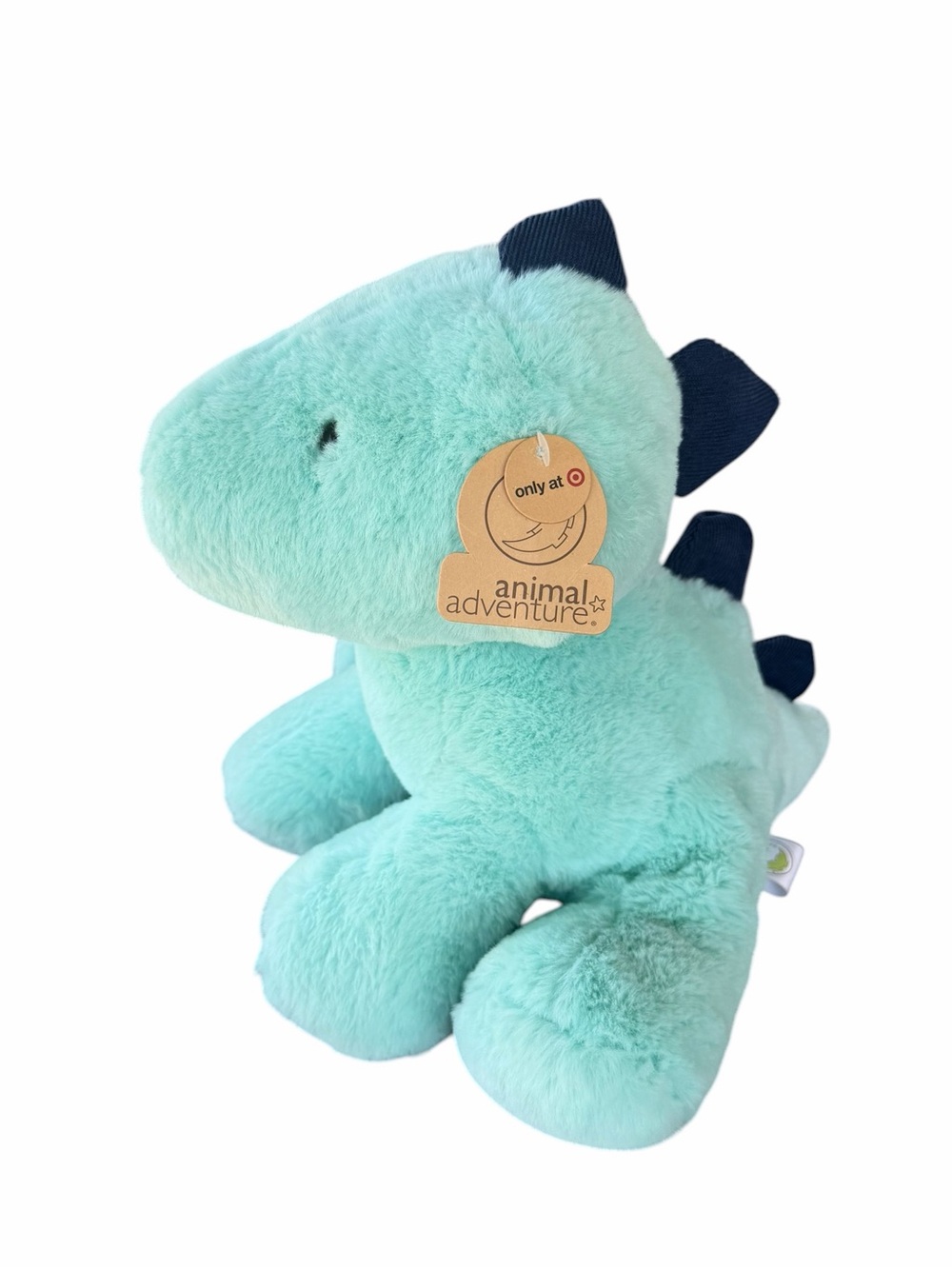Animal Adventure Plush Dino Stuffed Lovey Mint Green Stegosaurus Exclusive 10”